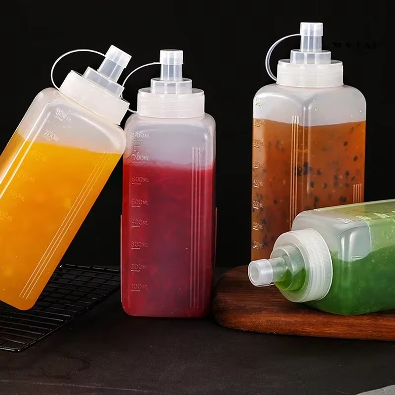 زوج من زجاجات البلاستيك للضغط  - مراجعة Salad Dressing Bottle وسعره