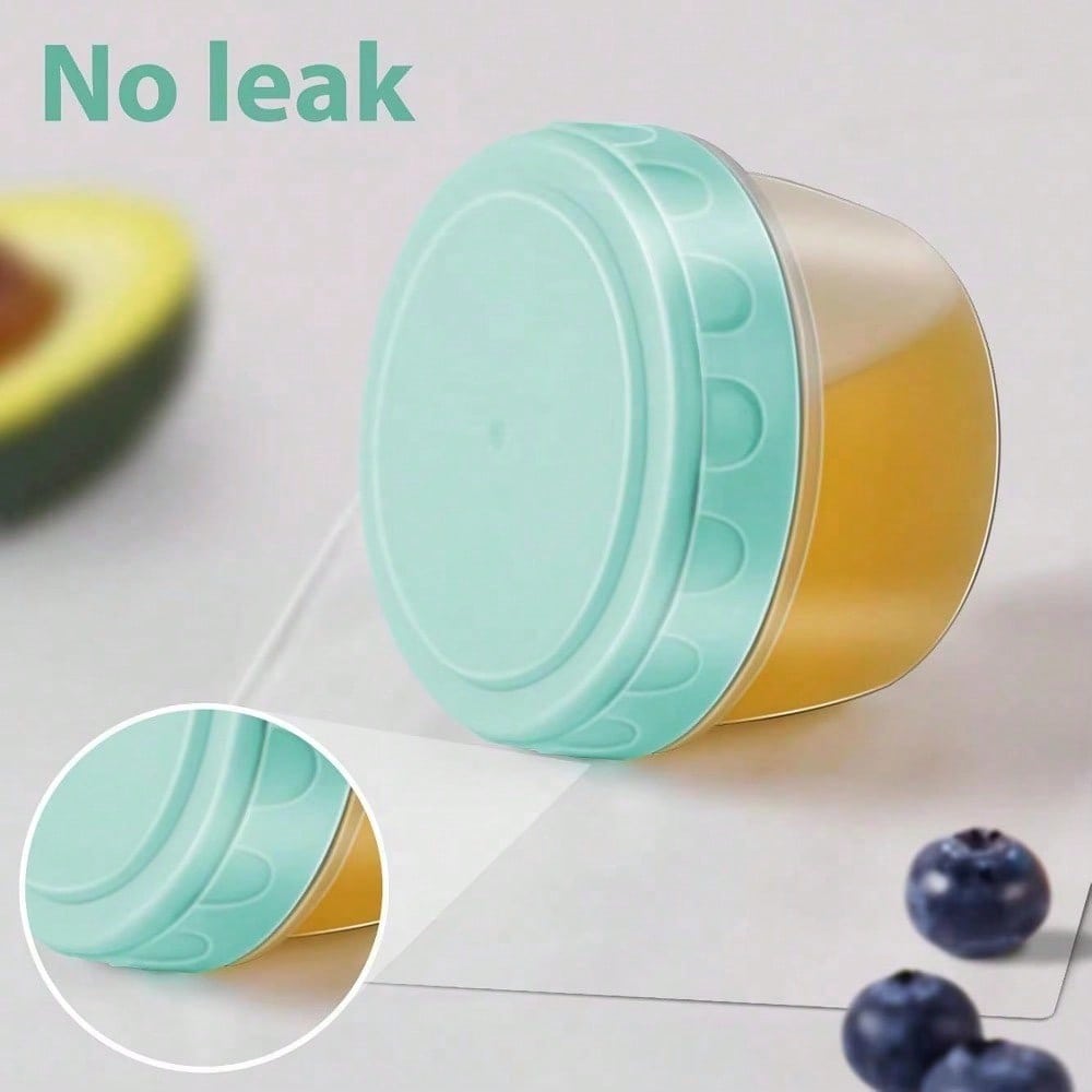 1-6 عبوات من حاوية تزيين السلط - مراجعة Salad Dressing Bottle وسعره